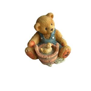 Cherished Teddies Robert, Love Keeps Me Afloat 156272 Bear Figurine Vintage 1995